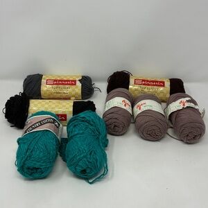 Spinnerin Top Flight Virgin Wool Yarn, Ajax wool English yarn, Country Cotton